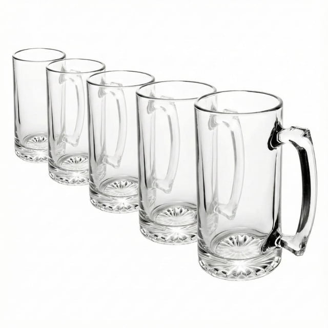 Tarro Albira de Vidrio 469 ml 6 Piezas
