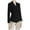Black, variant on Kaemgyyd Women's Casual Blazer Fashion Long Sleeve Button Work Office Jackets Lightweigh Slim Asymmetry Hem Solid Coat