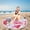 Multicolor-B, variant on Hvmvliv 60in Diameter Round Microfiber Beach Towel Beach Blanket with Summer Watermelon Pattern Printing,Sandproof Beach Mat Beach ,Multi-Purpose for Travel,Swimming Pool Multicolor-A