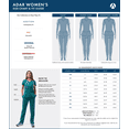 thumbnail image 5 of Adar Universal Women's Scrub Set - Warm-Up Scrub Jacket and Elastic Pull-On Pants, 5 of 5