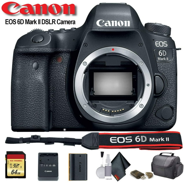 Canon EOS 6D Mark II Appareil Photo Reflex Numérique (Modèle Intl) - Trousse de Départ (Modèle International)