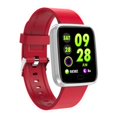 thumbnail image 2 of Reloj inteligente rastreador de ejercicios con detector de presión arterial y frecuencia cardíaca Pulsera para dormir a prueba de agua compatible con Bluetooth, rojo Jumpingount EL000918-03B, 2 of 2