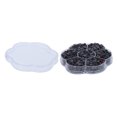 thumbnail image 4 of Piedras de imitación de cristal decorativas transparentes y brillantes puras para manualidades DIY, bolsa de ropa JM201, color morado oscuro, 4 of 5