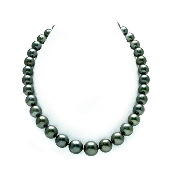 14K Gold 11-14mm Tahitian South Sea Cultured Pearl Necklace - AAAA Quality, 17" Princess Length