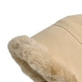 thumbnail image 5 of qolati Women's Winter Bucket Hat Faux Fur Brims Puffy Plush Warm Fisherman Hat Soft Fuzzy Fleece Caps, 5 of 5