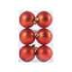thumbnail image 2 of Bewildely 6 pack/lote bolas de decoración navideña de fútbol inastillables para colgar fácilmente Kits de decoración para fiestas Baloncesto de 6CM + 6 uds., 2 of 6