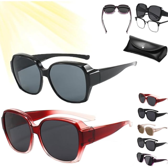Gafas de sol Myliia Snapshades, gafas de sol Maysprings Snap Shades, gafas de sol polarizadas que se ajustan a gafas normales