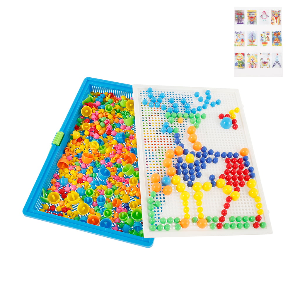Details about   888 Pegs Children Kids Puzzle Peg Board Educational Toys Creative Gifts US New 