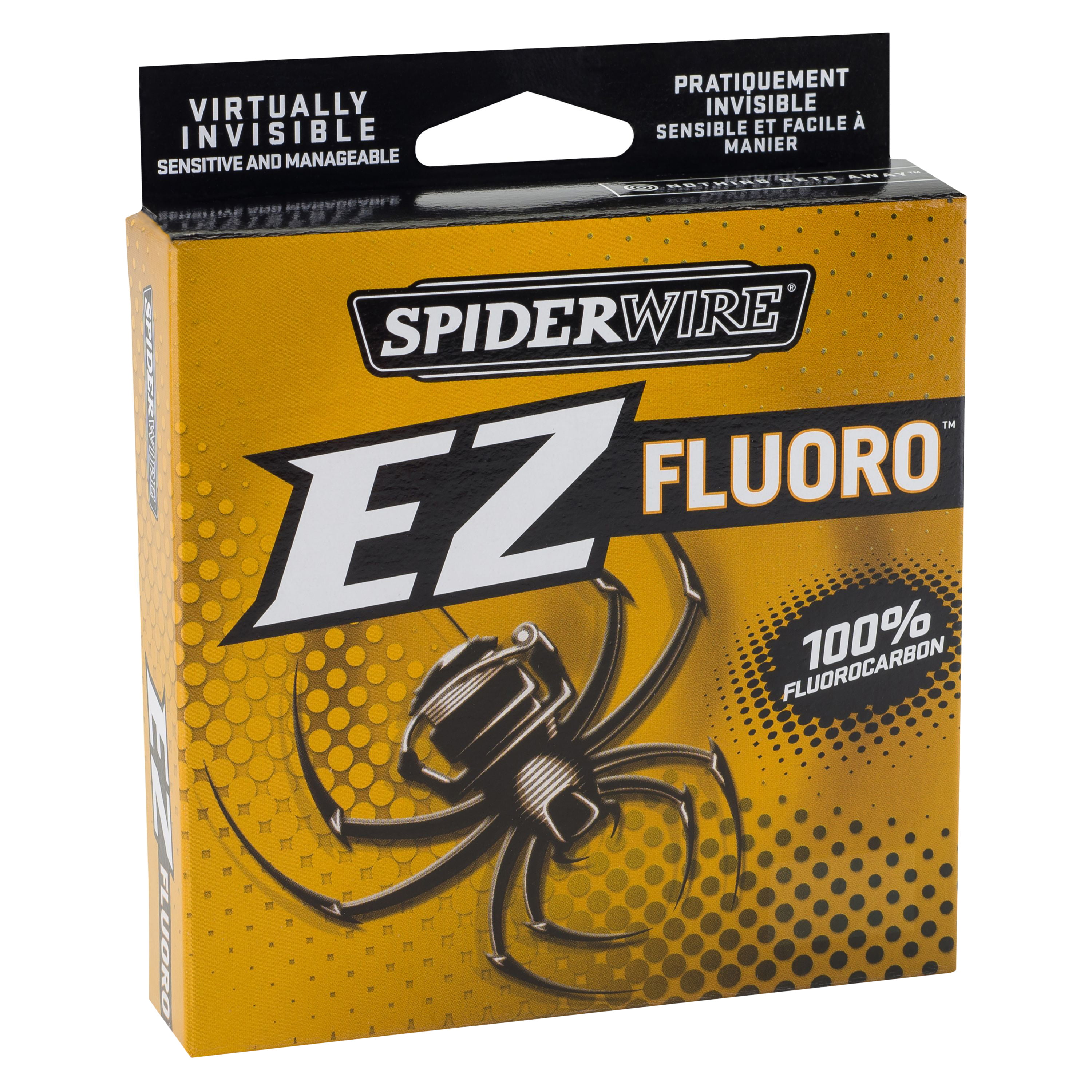 Free Shipping SPIDERWIRE EZ FLORO 12lb/200yds 100% Fluorocarbon Brand New NWT 