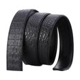 thumbnail image 2 of 120cm Men Leather Ratchet Belt Waistband Strap for Automatic 2 Type, 2 of 6