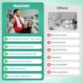 thumbnail image 5 of Estimulador muscular inalámbrico TENS para aliviar el dolor, con 26 modos y 25 intensidades, controlado por aplicación. Estimulador muscular inalámbrico TENS y EMS con Bluetooth. Alivia el dolor en to, 5 of 5