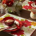 The Pioneer Woman Poinsettia Reversible Placemat with Ric Rac Trim, 4pk