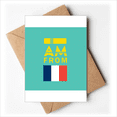 thumbnail image 1 of Je Viens de France Art Déco Cartes de Vœux Mode Vous Tes Invités Invitations, 1 of 3