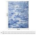 thumbnail image 2 of Blue Willow Ceramic Background Texture Blanket for Bed Throw Blanket for Women, Men Super Soft Plush Blanket Throw, Print Blanket, 2 of 5