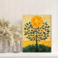 thumbnail image 2 of Qisvanset Framed Canvas Wall Art, 12x16 Inch Praise God Bible Verse Lime Cream Home Art, 2 of 5