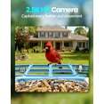thumbnail image 3 of isYoung Smart Bird Feeder with Camera, 2.5K QHD Resolution, AI Identify 16000+ Birds, AI Auto-Capture & Motion Detection, IP65 Water-Resistant, 5W Solar Powered, Best Gift for Bird Lovers（Blue）, 3 of 9