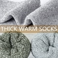 thumbnail image 2 of QWZNDZGR Womens Thick Warm Wool Socks, 5 Pack Casual Crew Cozy Thermal Winter Socks for Gifts, 2 of 5