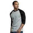 thumbnail image 3 of TheLovely Men's 3/4 Sleeve Crew Neck Raglan Jersey Baseball Tee Shirts (Single and Multi Packs Available), 3 of 4