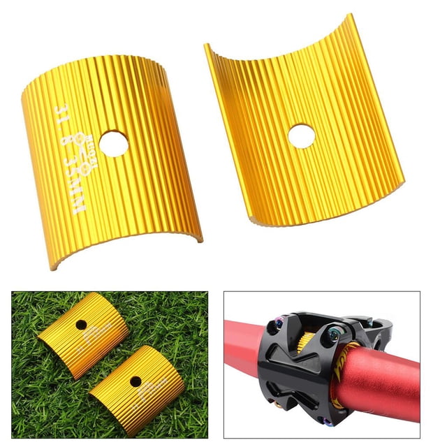 Adaptador de Vástago de Bicicleta , Adaptador de Hoja de Conversión de Tamaño alr de Bicicleta, Reductor de Tamaño de Vástago de Bicicleta Oro 318 Macarena Adaptador de cuña para vástago de bicicleta