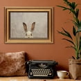 thumbnail image 3 of Neutral Vintage Rabbit Canvas Wall Art with Gold Frame - Rustic Easter Bunny Painting, Farmhouse Country Framed Artwork, Cute Whimsical Wall Decor for Bedroom, Nursery, Living Room, Bathroom, 3 of 8
