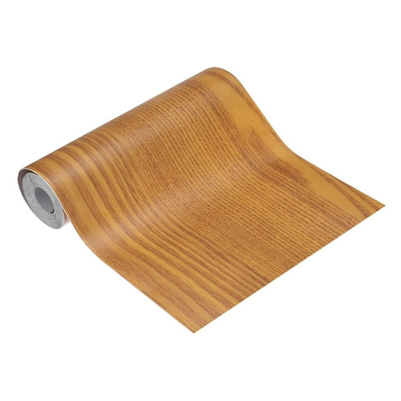 Uxcell Wood Grain Repair Tape 6" x 16 Feet Wood Grain Tape Border Flower