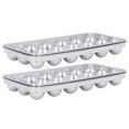 thumbnail image 1 of Molde de Bandeja de Hielo de Acero inoxidable, 18 Cuadrícula de Hielo de Hielo Fabricante de Alimentos Safe for Party for Home, 1 of 7
