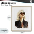 thumbnail image 4 of Stupell Industries Glam Luxurious Gilded Gaze Birch Framed Print Under Glass, 17 x 21, by Svetlana Aleynikova, 4 of 8