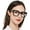 Black, variant on MARE AZZURO Large Square Reading Glasses +3.00 Women Oversized Readers 1.0 1.25 1.5 1.75 2.0 2.25 2.5 2.75 3.0 3.5 4.0 5.0 6.0 (Leopard, 3.00)