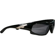 Solar Bat Captain Polarized Sunglasses, Black