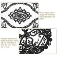 thumbnail image 3 of Uxcell 2 Pack Retro Lace Placemats Crochet Cup Vase Table Mat, 11x9inch, Black, 3 of 7