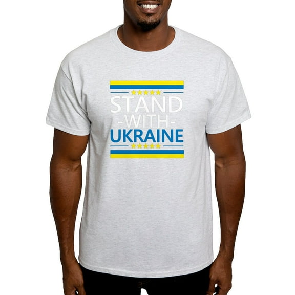 CafePress - Stand With Ukraine Support Men's Value T Shirt - Men's Classic Graphic T-Shirt