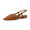 Tan smooth, variant on Cushionaire Women's Forever Pointed Toe Sling Back Dress Shoe Memory Foam, Wide Widths Available, Cream Smooth
