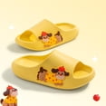 thumbnail image 6 of Quealent Kids Slides for Girls Boys Toddler Cloud Slides Animal Quick Drying Beach Slides Toddler Pool Shower Flip Flops Slippers Yellow for Size 13.5, 6 of 8