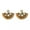 Half-Round Coffee, variant on Boho Handmade Small BeadsTeardrop Half Round Macrame Tassel Statement Earrings