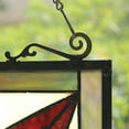 thumbnail image 5 of RADIANCE goods EMINENT Tiffany-Style Geometric Stained Glass Window Panel 25" Height, 5 of 8