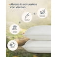 thumbnail image 2 of Juego de almohadas SONGMICS HOME, tamaño estándar, 66 x 51 cm, color blanco TBP0, 2 of 5