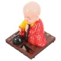 STRANDCHIC Bobblehead Figure Solar Light Nodding Head ABS Assorted Color Car Decor