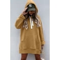 thumbnail image 2 of Vestido Sudadera Oversized PRETTYGARDEN Otoño 2025 Color Caqui Claro Talla M, 2 of 8