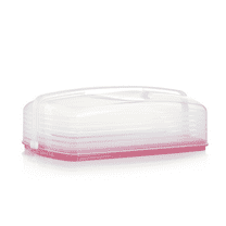 Tupperware 9'' x 13'' Plastic Rectangular Cake and Cupcake Carrier