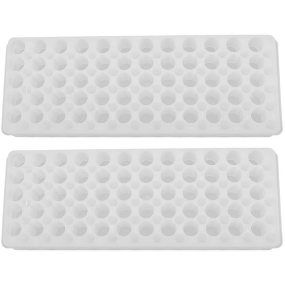 Blue PP Test Tube Rack for Storage Strong and Sturdy 60 Slots Lightweight and