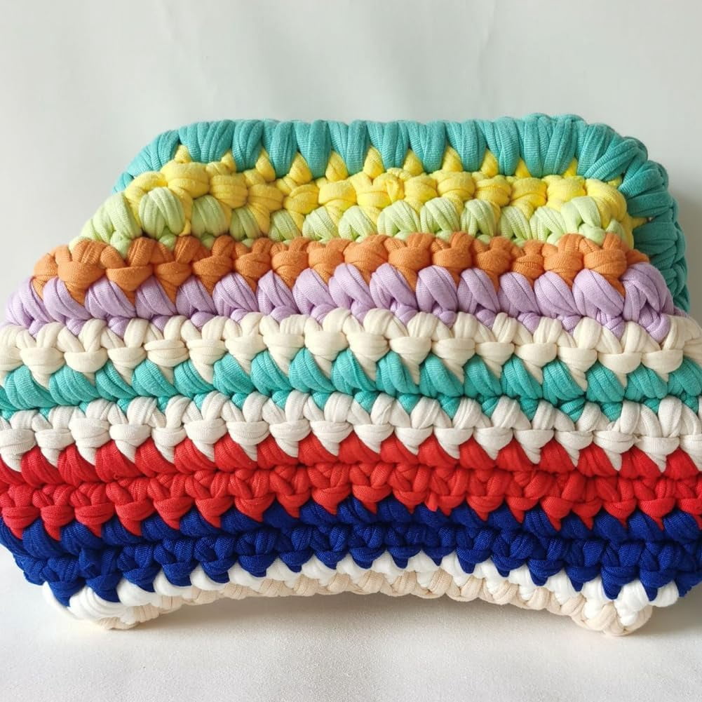 Summer Beach Clutch Purses for Women Woven Crochet Handbags Dumpling Clutch Ruched Cloud Purse Casual Colorblock Bag
