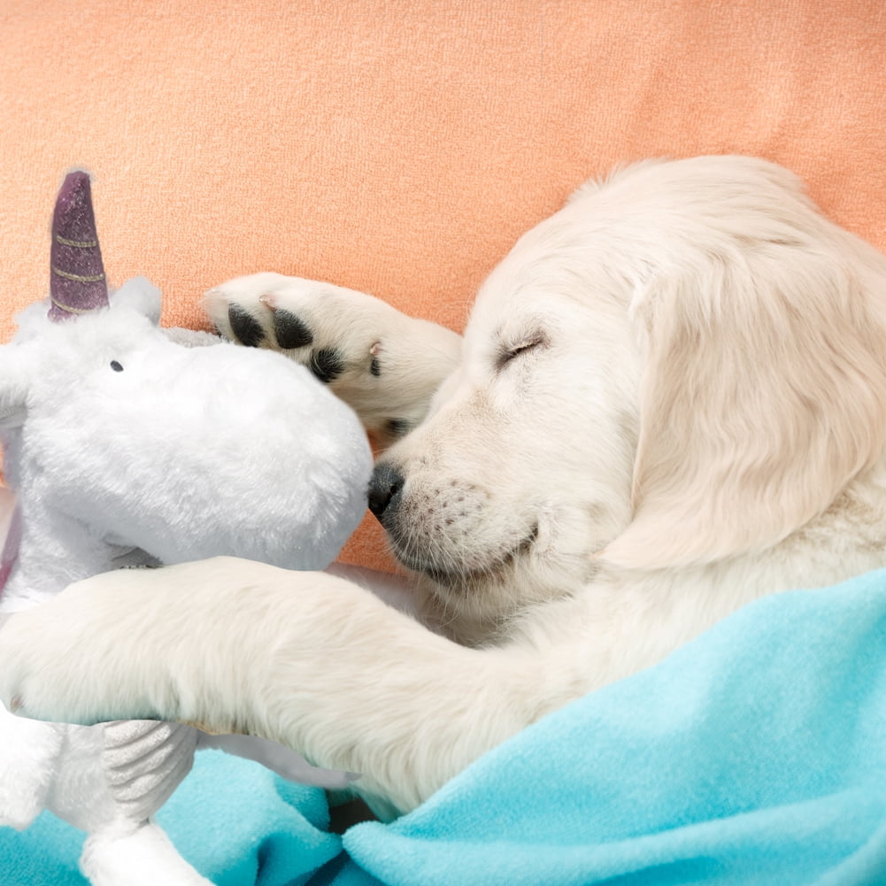 Unicorn Dog Chew Toy: Pet Plush Interactive Toy For Dogs - Temu