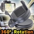 thumbnail image 5 of 3-in-1 Car Mount Windshield Dash AC Airvent Holder Dock Window Dashboard Swivel Cradle Suction 7G for iPhone 5 5C 5S SE, 5 of 7