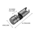 thumbnail image 2 of TIMIFIS Toothbrush Holders Non Punching Straight Buckle Shower Lifting Rod Shower Fork Seat Adjustable Movable Bracket Fixed Seat Nozzle Accessory Shower Bracket, 2 of 2