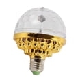 thumbnail image 3 of kusrkot 3-4pack 6W E27 Rotating Auto Crystal Ball Bulb Party Light Lamp Home Decoration 3 Pcs, 3 of 9