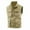 Khaki, variant on BiZtdJrK Mens Big and Tall Outdoor Vest Stand Collar Zip Up Hiking Cargo Vests Sleeveless Camping Fishing Jackets with Multi Pockets Army Green XXL