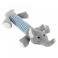 thumbnail image 2 of Pet Removal Boredom Stripes Animals Shapes Squeaky Plush Chew Toys for Small Medium Large Dogs, 2 of 10