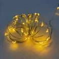thumbnail image 4 of Yongzhenlite 2 Pack Battery Operated Mini Light,Indoor Fairy Light with Timer 6 Hours on/18 Hours Off for Party Decoration,30 Count LEDs,10 Feet Silver Wire (Yellow), 4 of 6