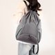 thumbnail image 5 of Mochila con cordón y múltiples bolsillos para desplazarse nadando (gris), 5 of 5