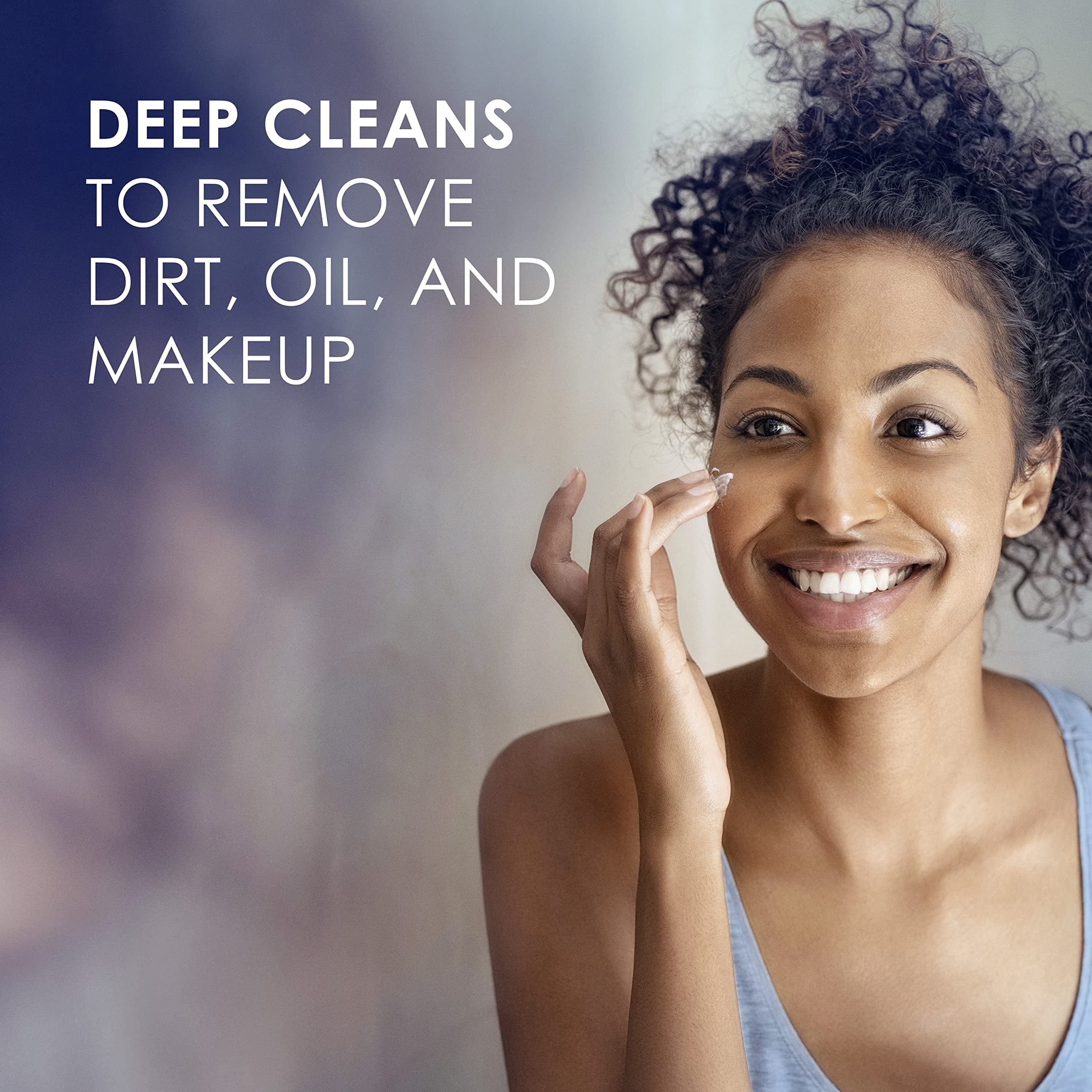 Noxzema Deep Cleansing Cream For Healthy-Looking And Soft Skin Original Face Cleanser Face Wash Removes Dirt, Makeup And Oil 8Oz 6 Count